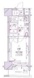 パレステュディオ白金台 8階 間取り図