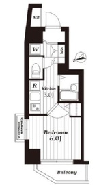 ミリオンタワー虎ノ門 6階 間取り図