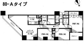 レジディア日本橋馬喰町 1305 間取り図