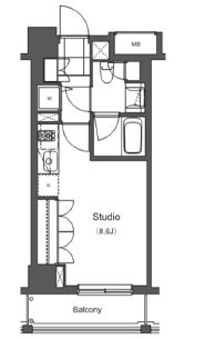 プライムアーバン長原上池台 503 間取り図