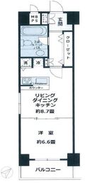 ミリオングランデ元赤坂ヒルズ 4階 間取り図