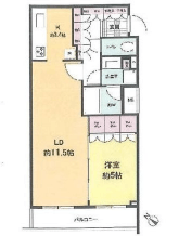 クオリア新宿余丁町 2階 間取り図