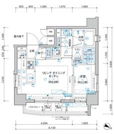 リヴァプール東池袋 8階 間取り図