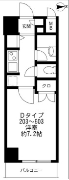 プライムアーバン番町 603 間取り図