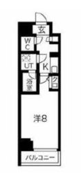 スパシエトラッド門前仲町 204 間取り図