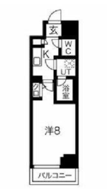 スパシエトラッド門前仲町 602 間取り図