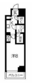 スパシエトラッド門前仲町 1002 間取り図