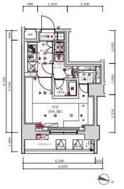 スパシエトラッド門前仲町 1201 間取り図