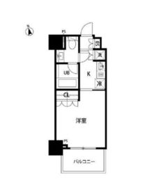 セントラル銀座 303 間取り図