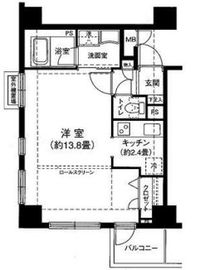 ONE ROOF FLAT TOGOSHI 306 間取り図