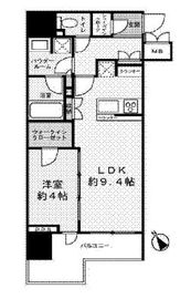 インプレストコア四谷坂町 6階 間取り図