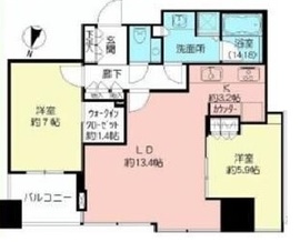 大崎ウエストシティタワーズ イースト 29階 間取り図