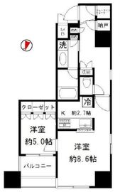 ルネ神楽坂 9階 間取り図