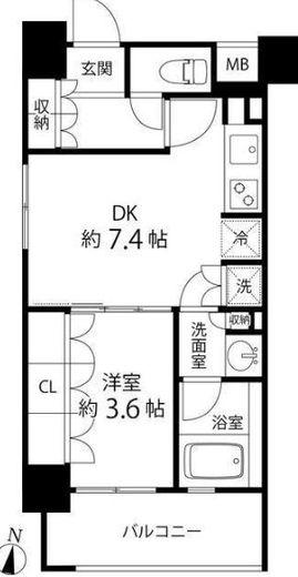 リリエンベルグ目白壱番館 1001 間取り図