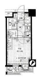 ブロードシティ東京 9階 間取り図