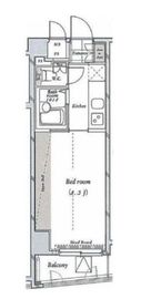 アクシア千駄ヶ谷 3階 間取り図