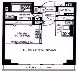 A-PLACE田町イースト (エープレイス田町イースト) 1005 間取り図