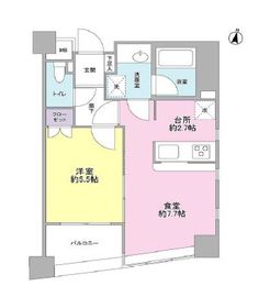 ノールフラット南麻布 301 間取り図