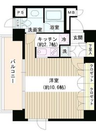 アゼリアテラス新宿 5階 間取り図