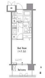 パークアクシス住吉 502 間取り図