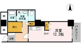 品川シーサイドビュータワー2 1307 間取り図