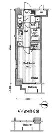 キャメルプレイス 102 間取り図