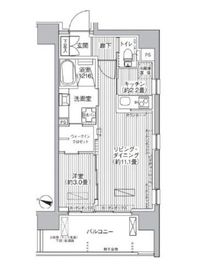 レーヴマニフィック本郷 303 間取り図