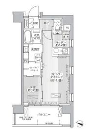 レーヴマニフィック本郷 403 間取り図