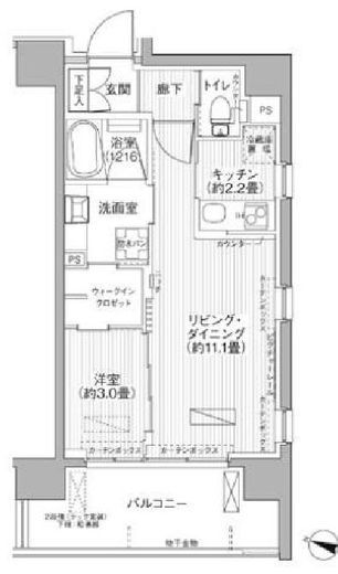 レーヴマニフィック本郷 503 間取り図