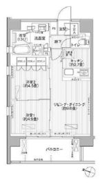 レーヴマニフィック本郷 601 間取り図