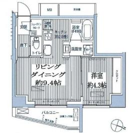 レーヴマニフィック本郷 202 間取り図