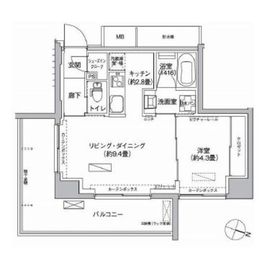 レーヴマニフィック本郷 1003 間取り図