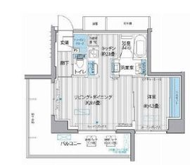 レーヴマニフィック本郷 304 間取り図