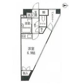 コンフォリア小石川 501 間取り図