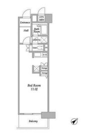 プラザ勝どき 312 間取り図