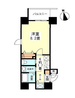 ガーラプレイス新宿御苑 1103 間取り図