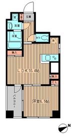コンフォリア浅草駒形 801 間取り図