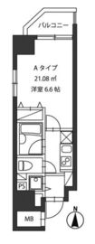 レジディア新御茶ノ水 605 間取り図