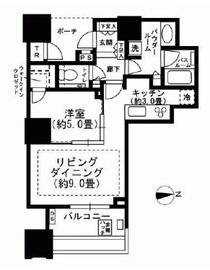 ドゥ・トゥール 41階 間取り図
