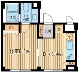 アーデン目黒不動前 505 間取り図