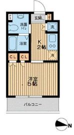 エスティメゾン武蔵小山 310 間取り図