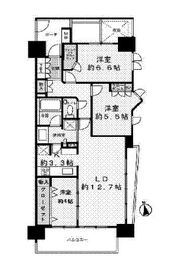 サンクタス南品川 2階 間取り図