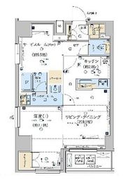 ジェノヴィア東日本橋駅前グリーンヴェール 11階 間取り図