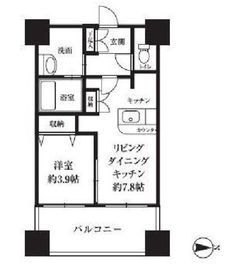 HF西新宿レジデンスウエスト 302 間取り図