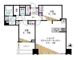 シティタワーズ豊洲ザ・シンボル 38階 間取り図