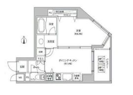 ザ・プレミアムスイート高田馬場 15階 間取り図