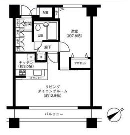 LOOP-M 806 間取り図