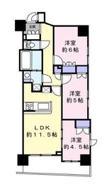 ブリシア東京八丁堀 5階 間取り図