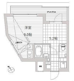 モデリアブリュット参宮橋 402 間取り図