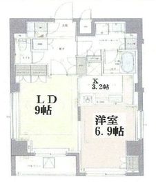 パークレーン渋谷本町 6階 間取り図